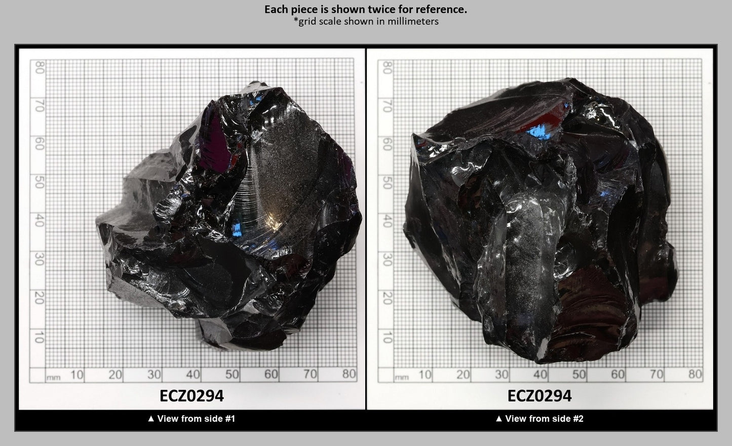 Black Cubic Zirconia Faceting Rough for Gem Cutting - Various Sizes : ECZ0294