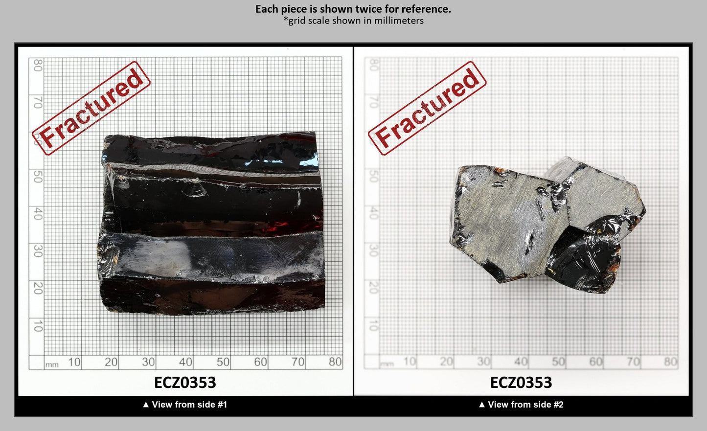 Dark Garnet Cubic Zirconia Faceting Rough for Gem Cutting - Various Sizes : ECZ0353