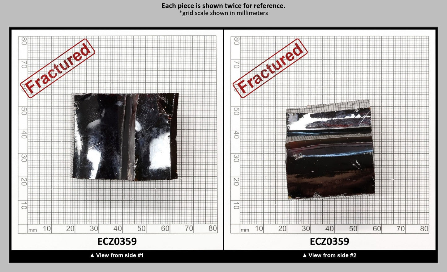 Dark Garnet Cubic Zirconia Faceting Rough for Gem Cutting - Various Sizes : ECZ0359