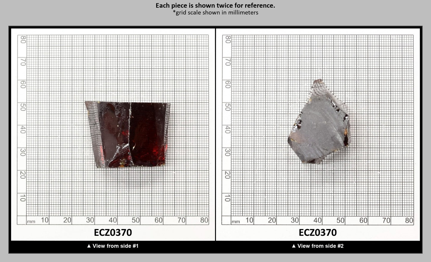 Dark Garnet Cubic Zirconia Faceting Rough for Gem Cutting - Various Sizes : ECZ0370