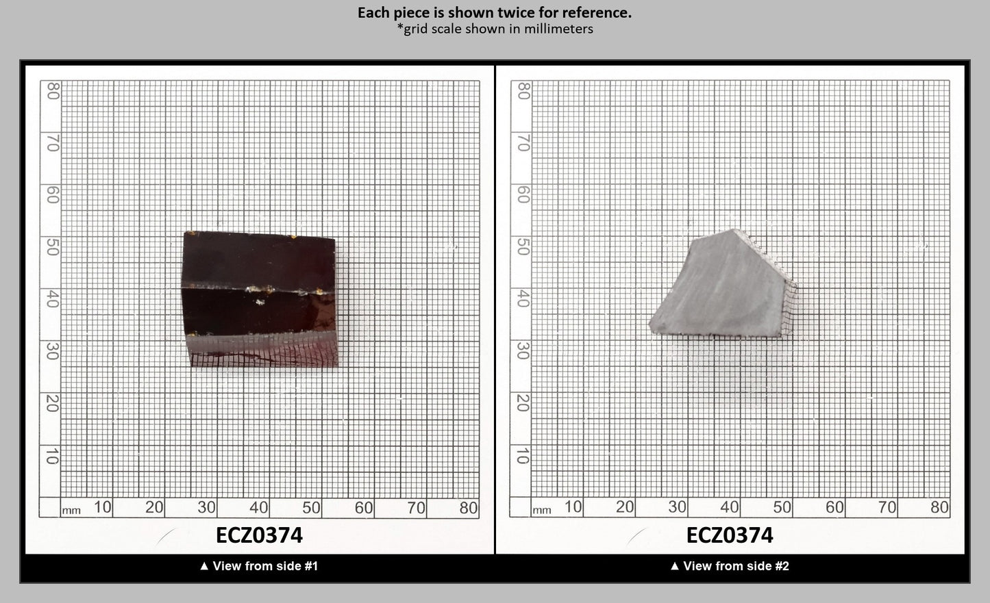 Dark Garnet Cubic Zirconia Faceting Rough for Gem Cutting - Various Sizes : ECZ0374