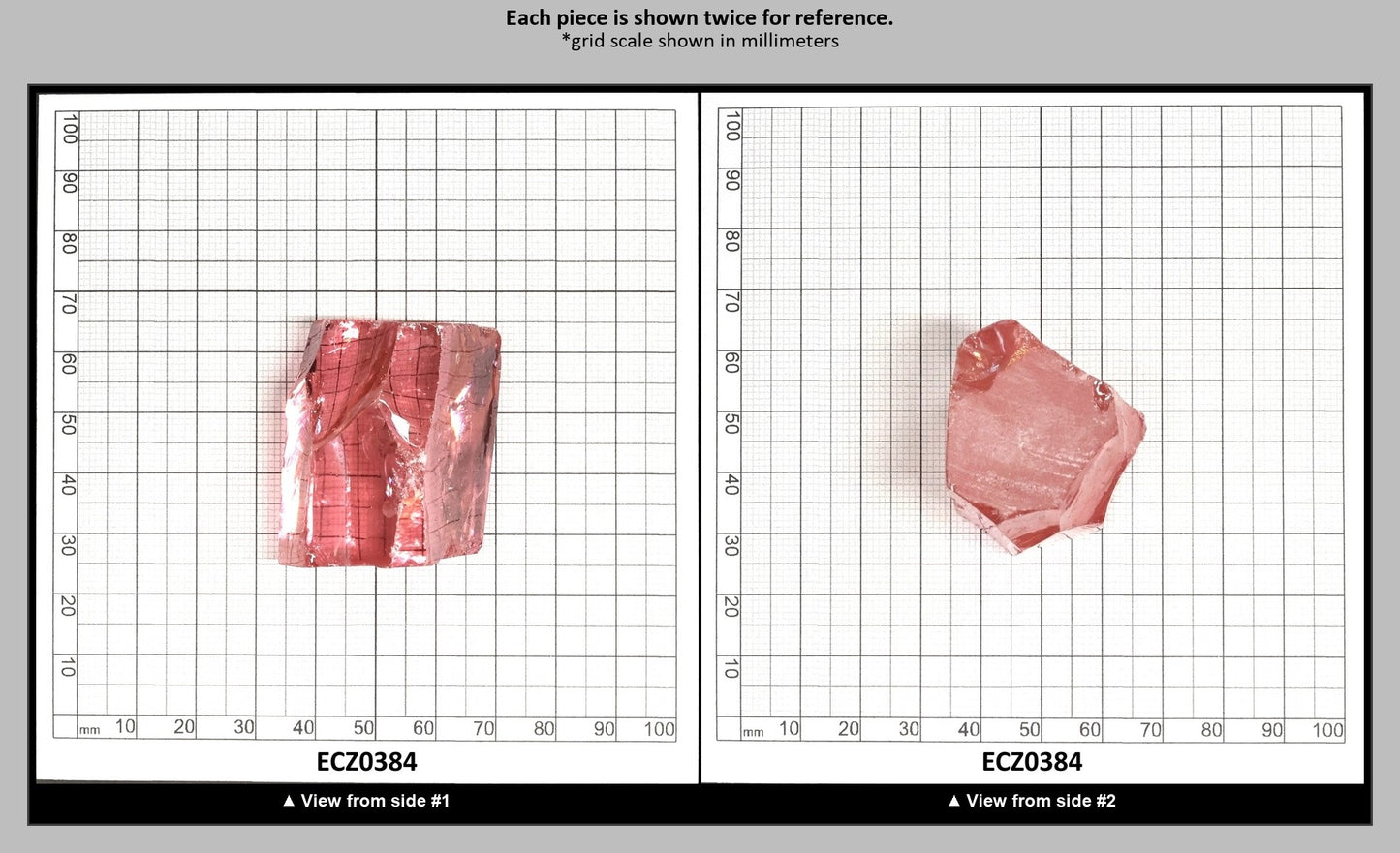 Pink Cubic Zirconia Faceting Rough for Gem Cutting - Various Sizes : ECZ0384