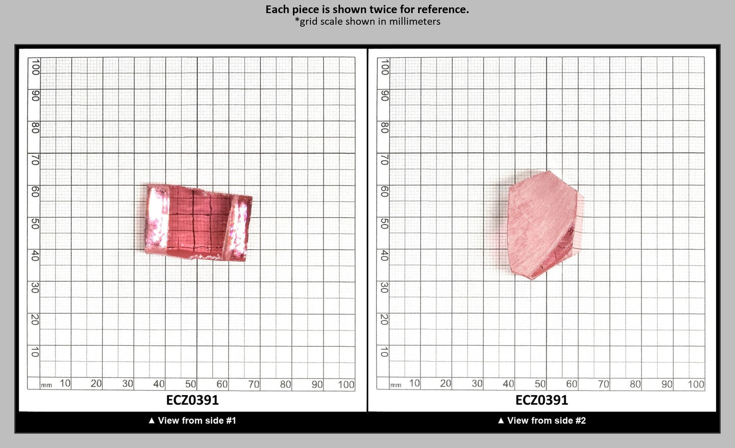 Pink Cubic Zirconia Faceting Rough for Gem Cutting - Various Sizes : ECZ0391