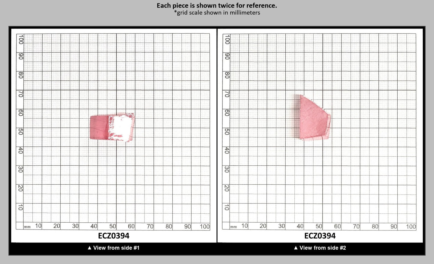Pink Cubic Zirconia Faceting Rough for Gem Cutting - Various Sizes : ECZ0394