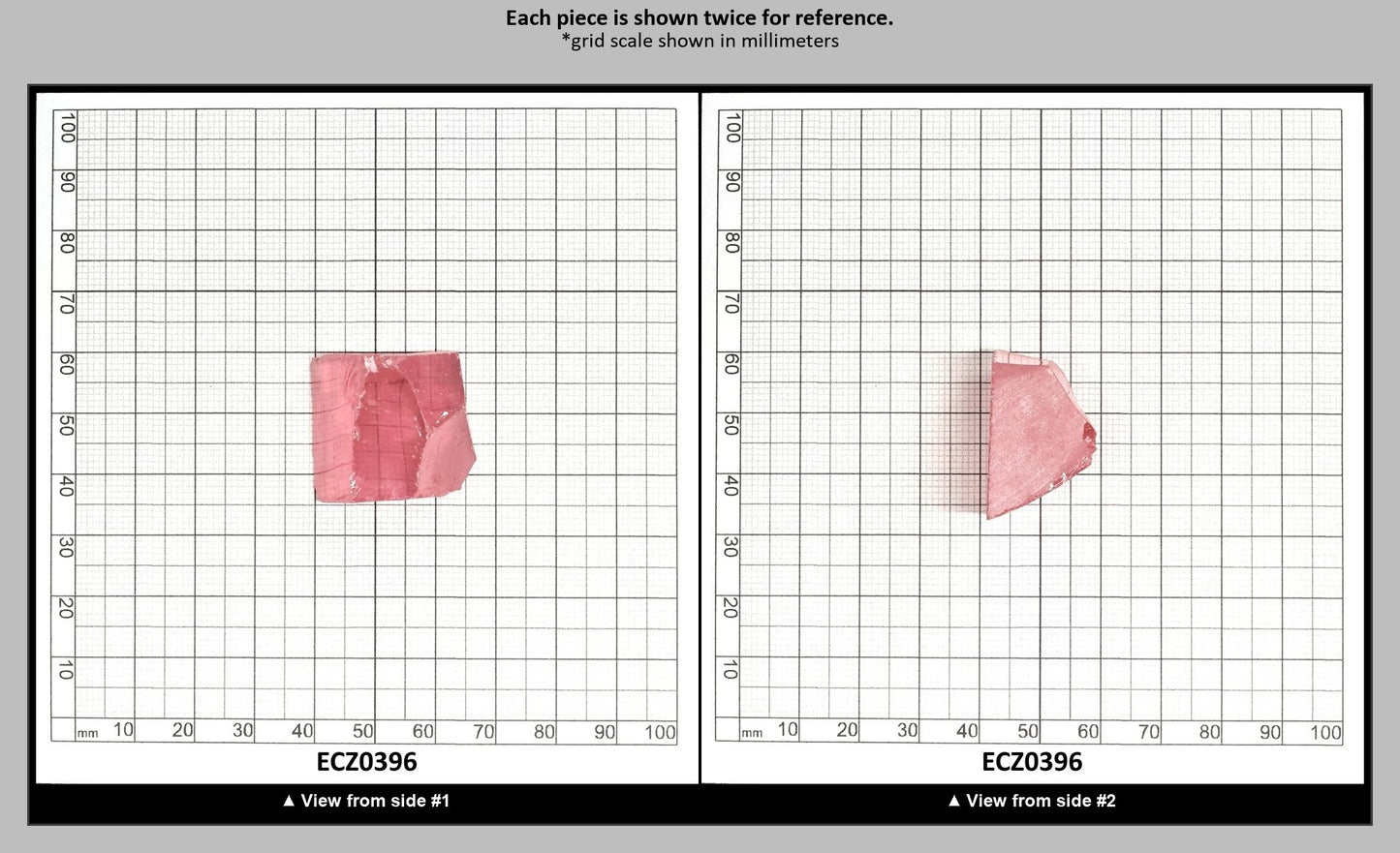 Pink Cubic Zirconia Faceting Rough for Gem Cutting - Various Sizes : ECZ0396