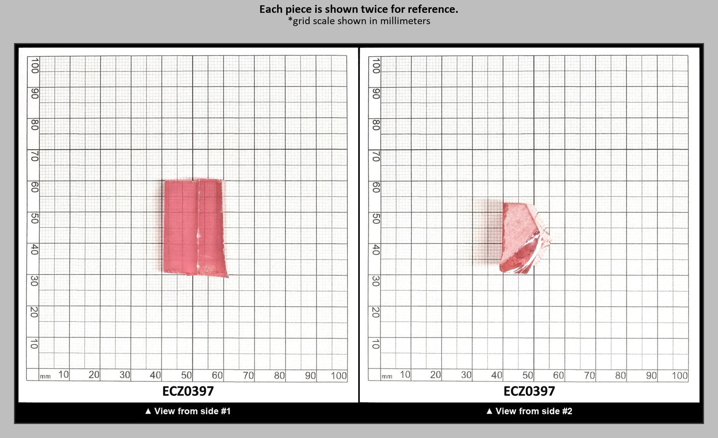 Pink Cubic Zirconia Faceting Rough for Gem Cutting - Various Sizes : ECZ0397