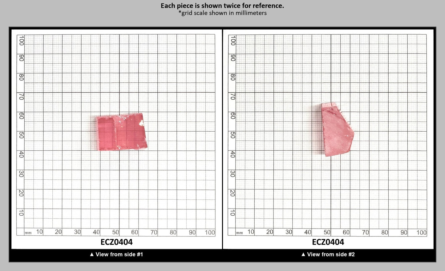 Pink Cubic Zirconia Faceting Rough for Gem Cutting - Various Sizes : ECZ0404