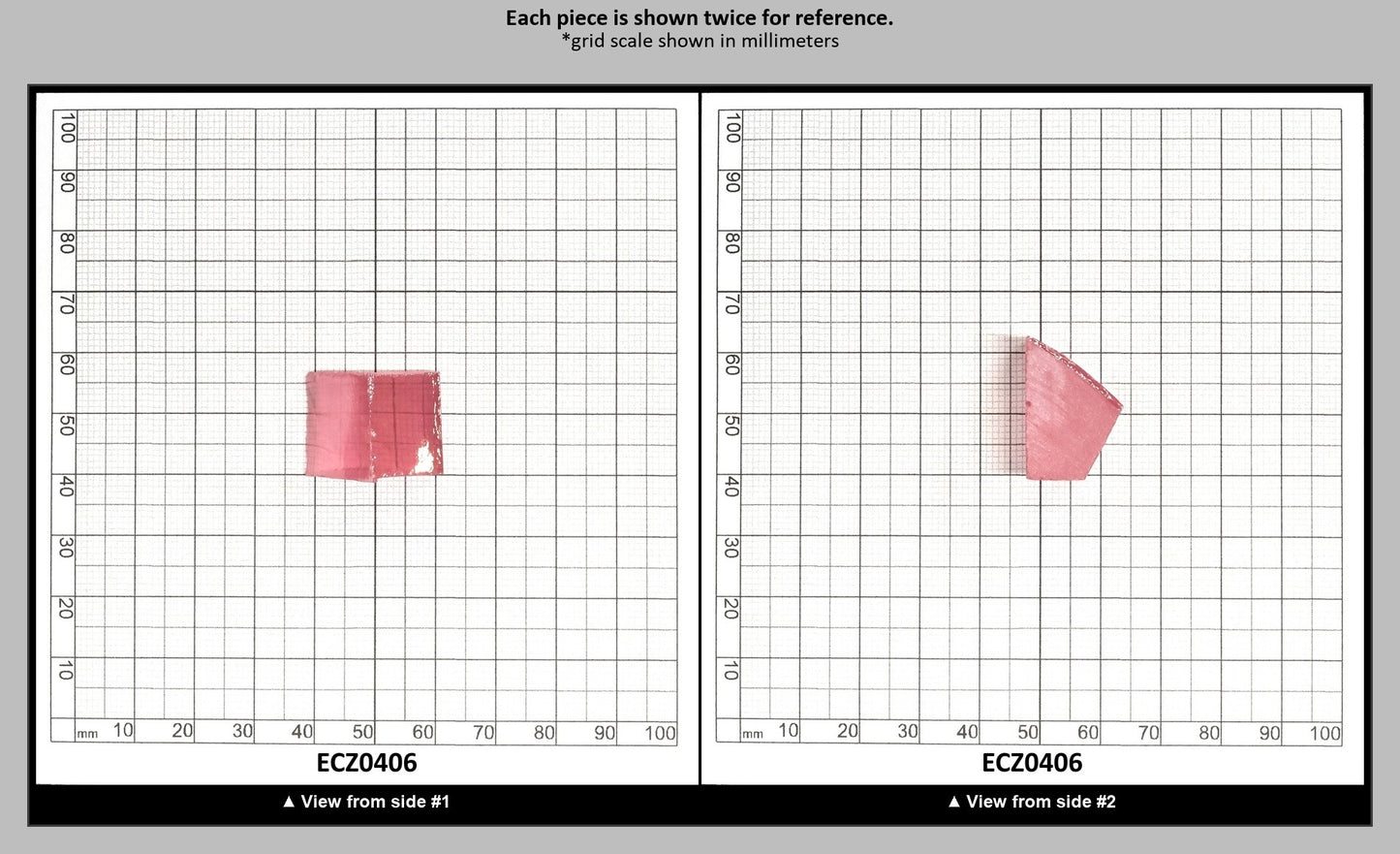 Pink Cubic Zirconia Faceting Rough for Gem Cutting - Various Sizes : ECZ0406