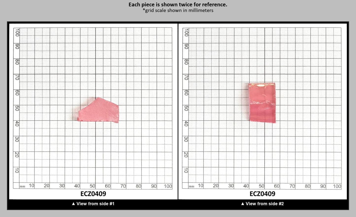 Pink Cubic Zirconia Faceting Rough for Gem Cutting - Various Sizes : ECZ0409