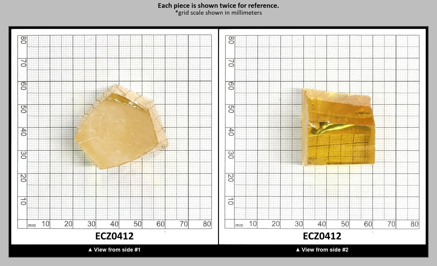 Lemon Cubic Zirconia Faceting Rough for Gem Cutting - Various Sizes : ECZ0412