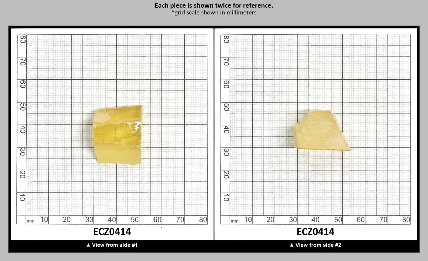 Lemon Cubic Zirconia Faceting Rough for Gem Cutting - Various Sizes : ECZ0414