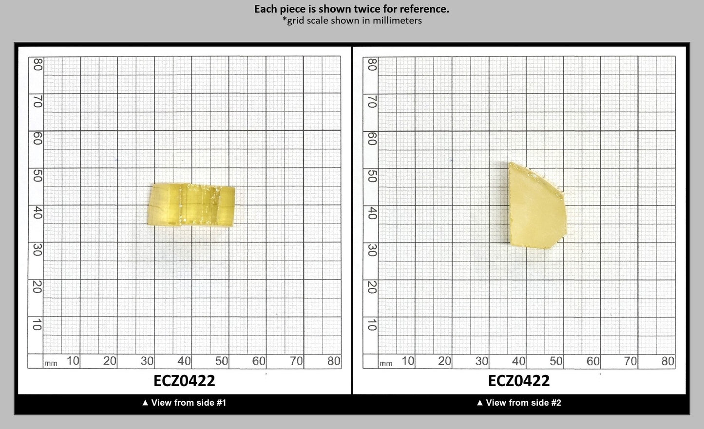 Lemon Cubic Zirconia Faceting Rough for Gem Cutting - Various Sizes : ECZ0422