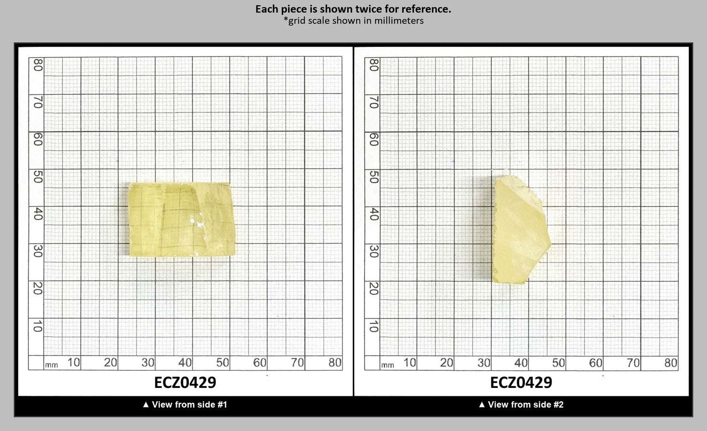 Lemon Cubic Zirconia Faceting Rough for Gem Cutting - Various Sizes : ECZ0429
