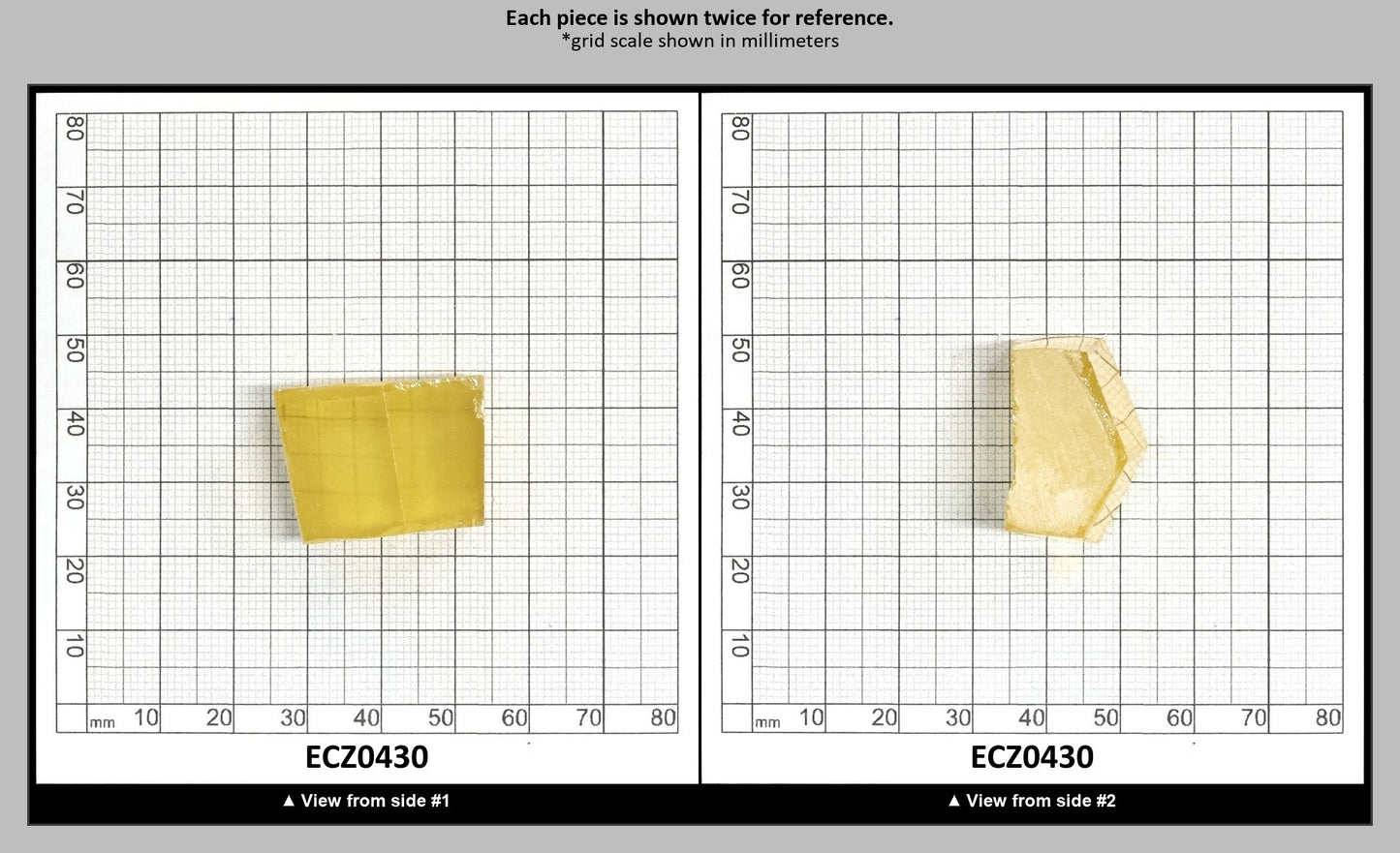 Lemon Cubic Zirconia Faceting Rough for Gem Cutting - Various Sizes : ECZ0430