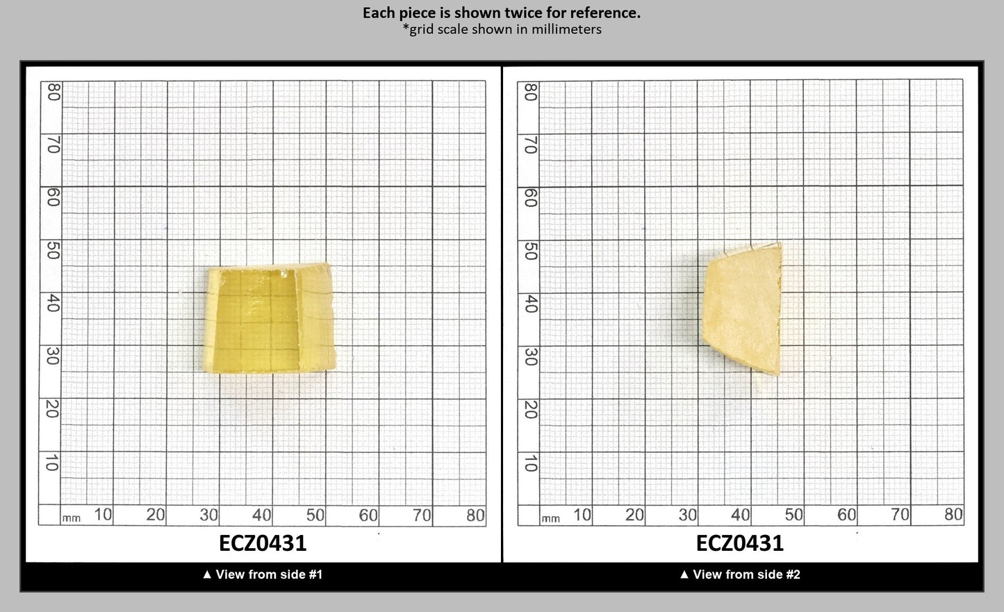Lemon Cubic Zirconia Faceting Rough for Gem Cutting - Various Sizes : ECZ0431
