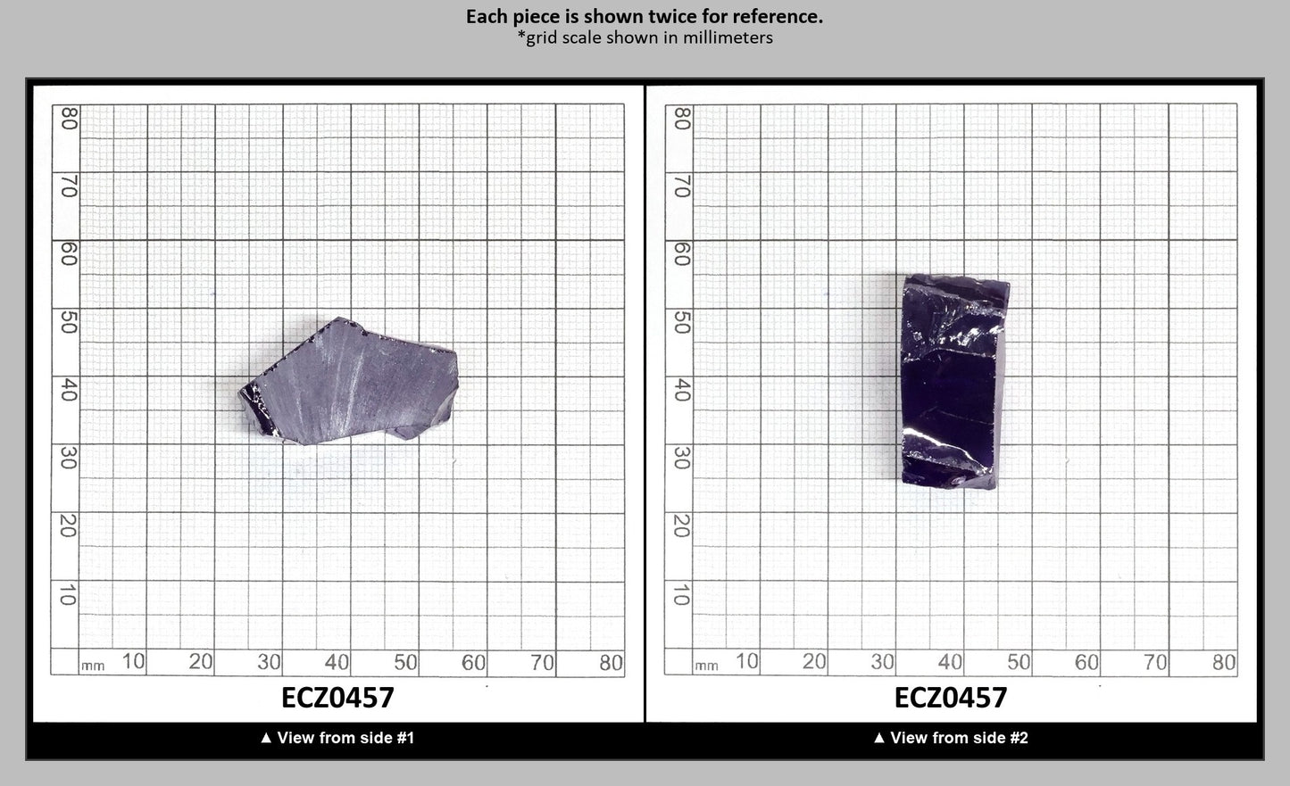 Dark Violet Cubic Zirconia Faceting Rough for Gem Cutting - Various Sizes : ECZ0457