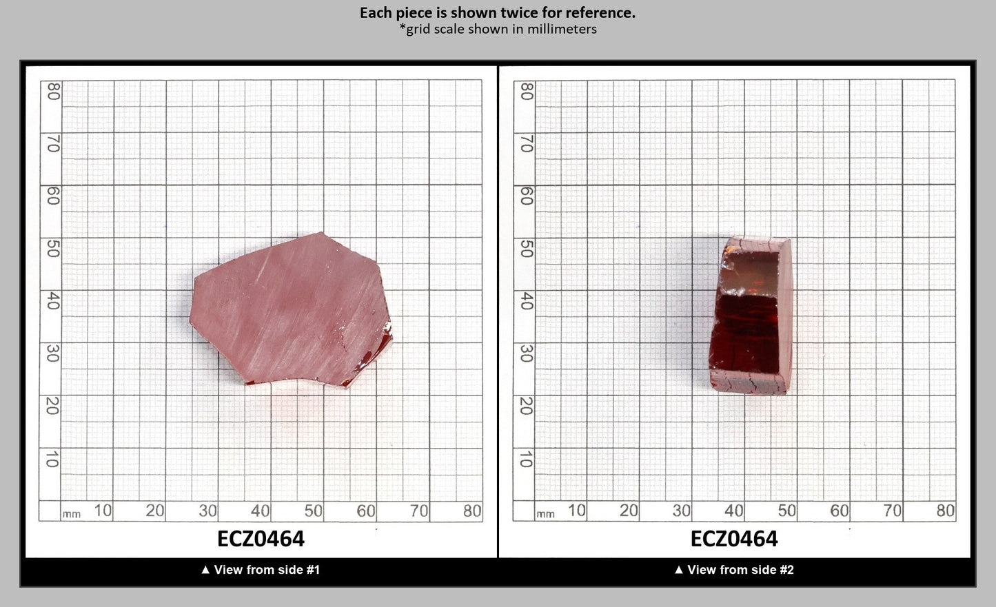 Orange Cubic Zirconia Faceting Rough for Gem Cutting - Various Sizes : ECZ0464