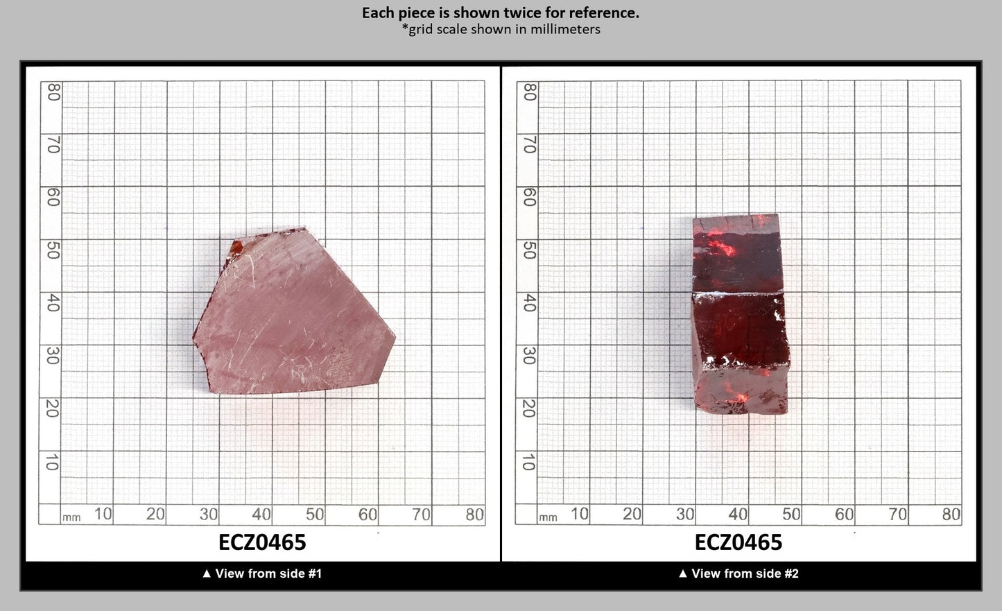 Orange Cubic Zirconia Faceting Rough for Gem Cutting - Various Sizes : ECZ0465