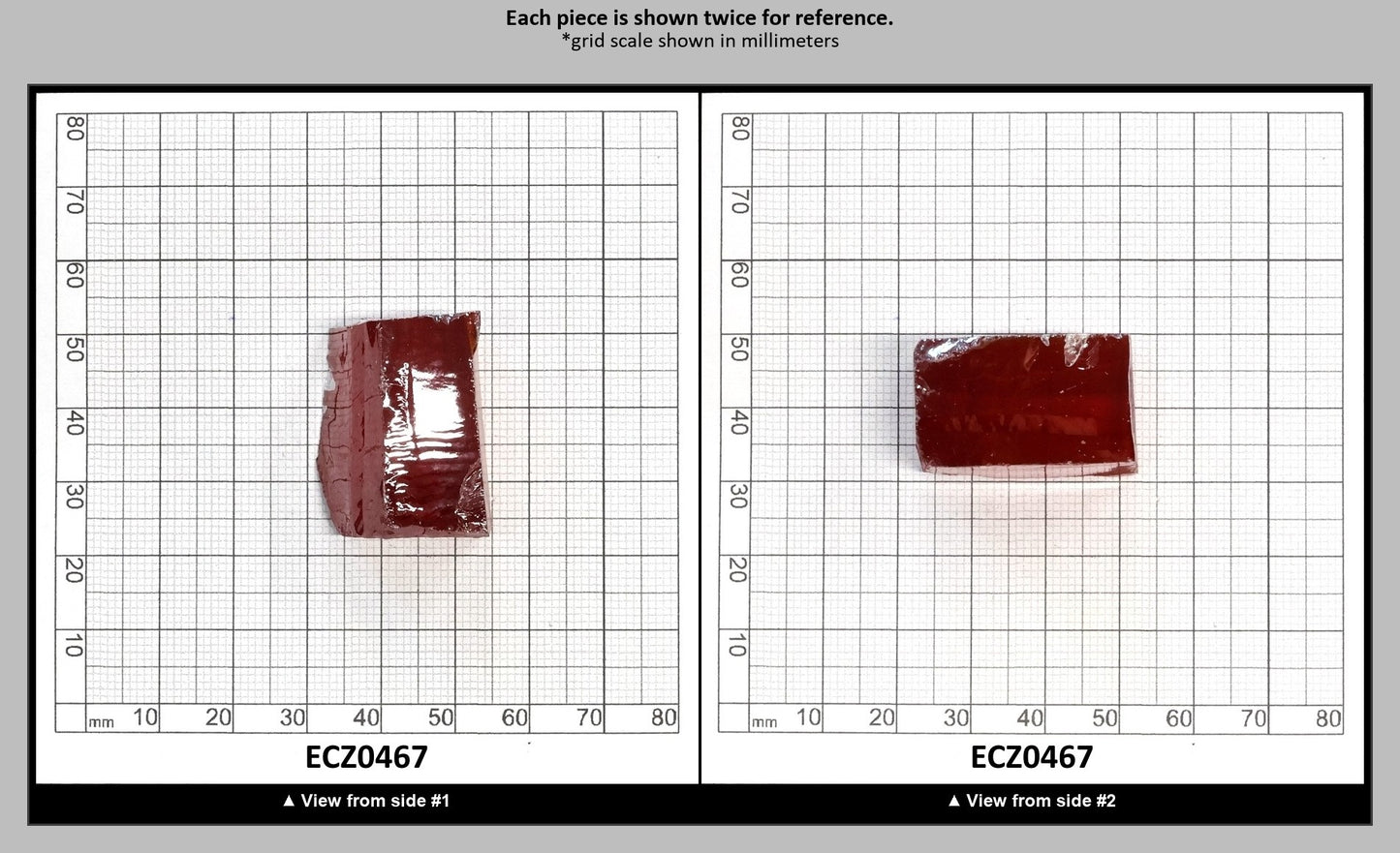Orange Cubic Zirconia Faceting Rough for Gem Cutting - Various Sizes : ECZ0467