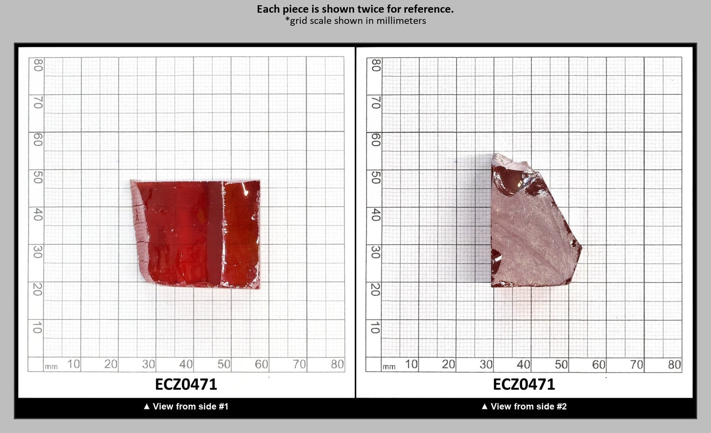 Orange Cubic Zirconia Faceting Rough for Gem Cutting - Various Sizes : ECZ0471