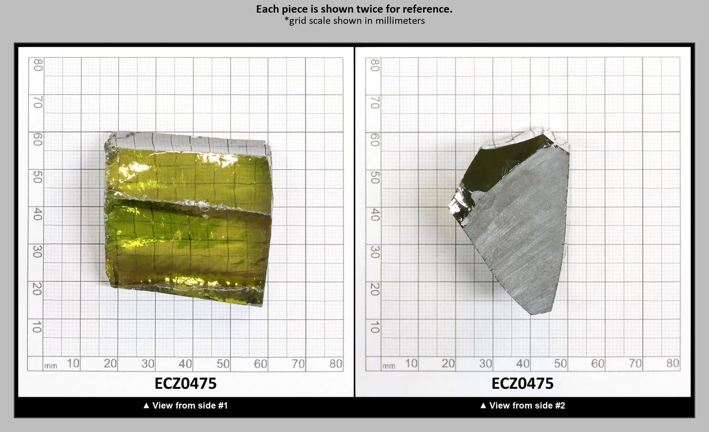 Olive Cubic Zirconia Faceting Rough for Gem Cutting - Various Sizes : ECZ0475