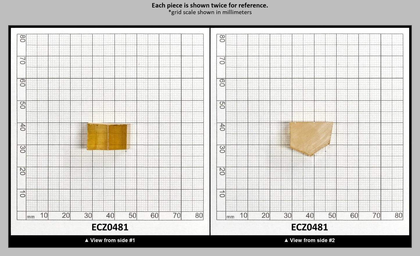Yellow Cubic Zirconia Faceting Rough for Gem Cutting - Various Sizes : ECZ0481