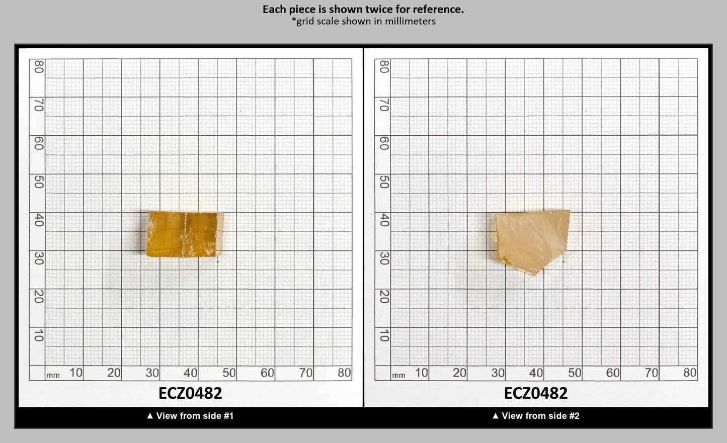 Yellow Cubic Zirconia Faceting Rough for Gem Cutting - Various Sizes : ECZ0482