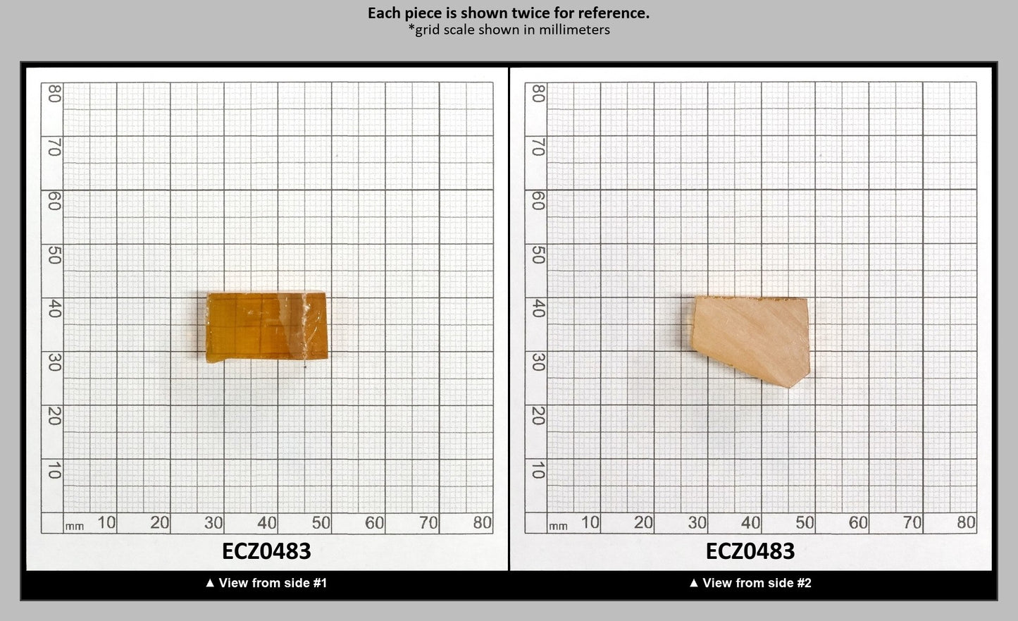 Yellow Cubic Zirconia Faceting Rough for Gem Cutting - Various Sizes : ECZ0483
