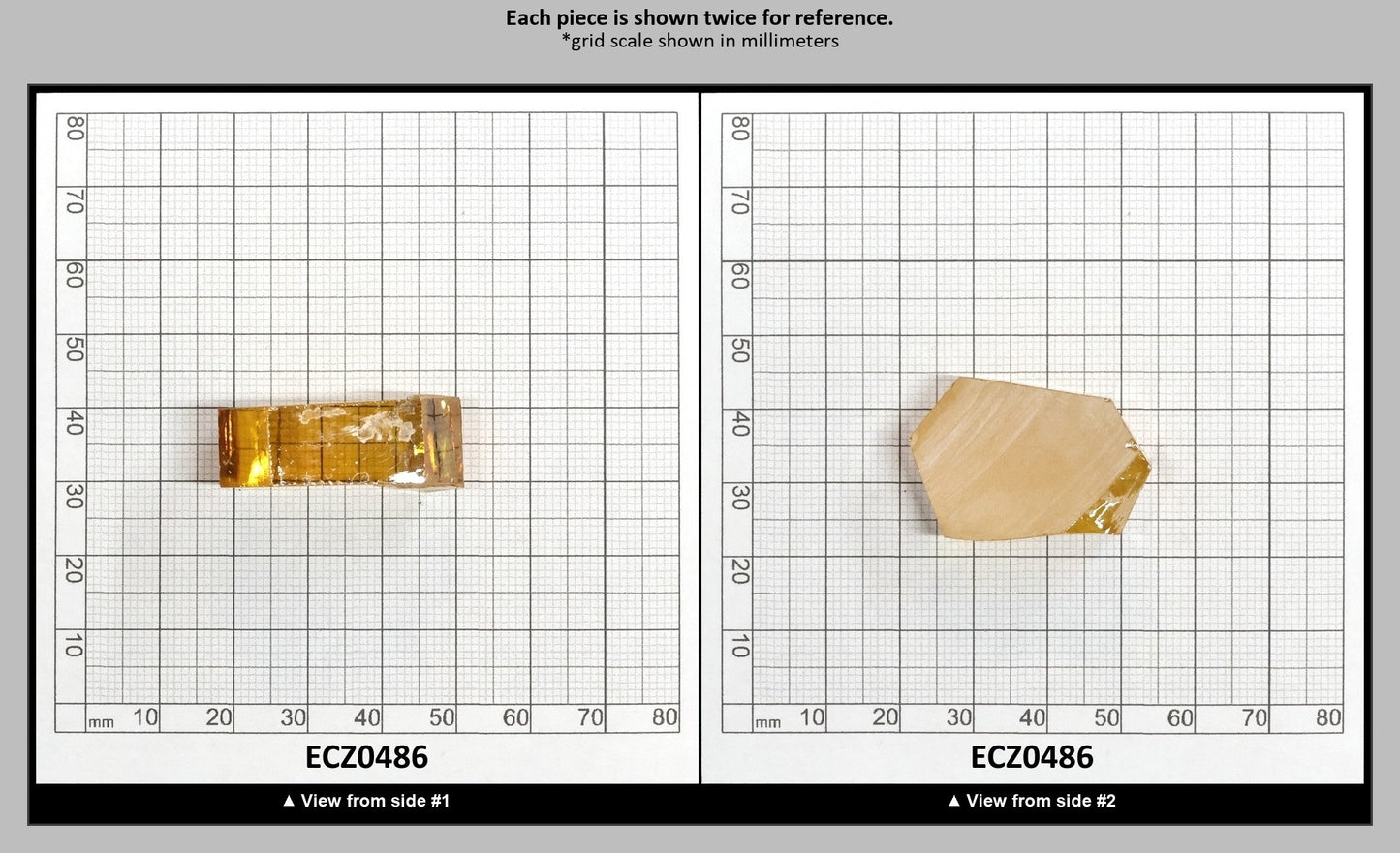 Yellow Cubic Zirconia Faceting Rough for Gem Cutting - Various Sizes : ECZ0486