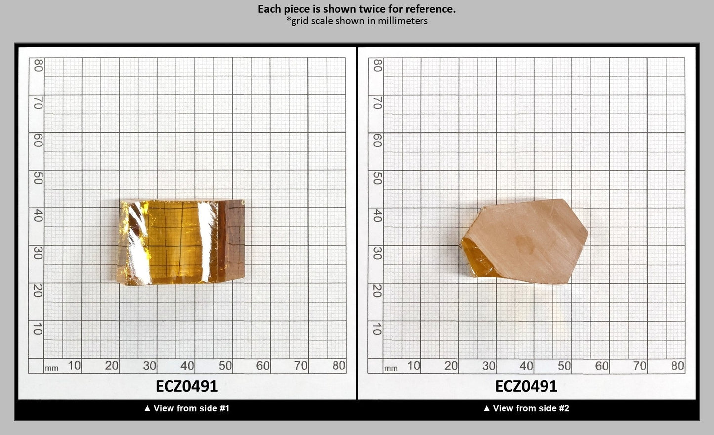 Yellow Cubic Zirconia Faceting Rough for Gem Cutting - Various Sizes : ECZ0491