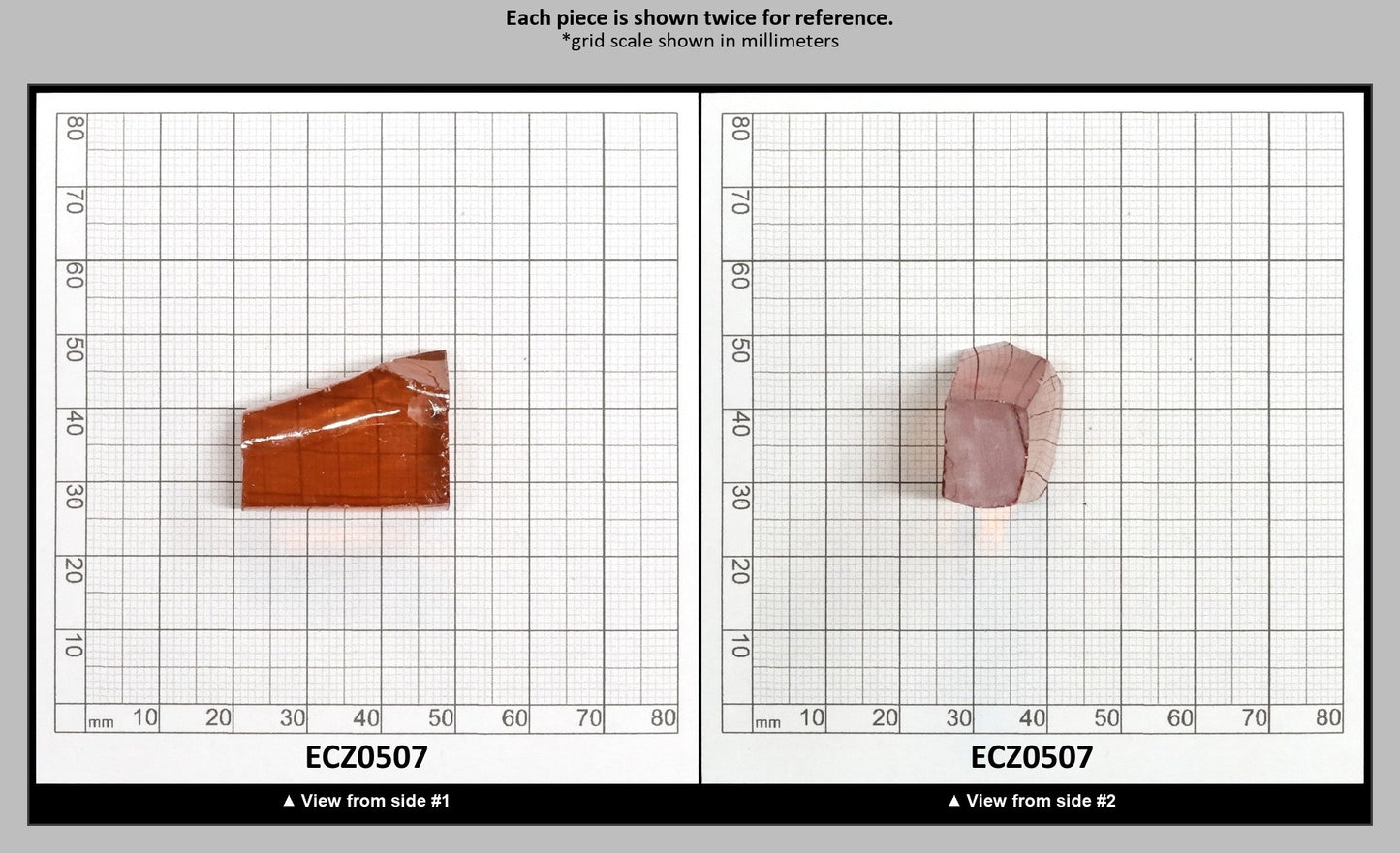 Dark Champagne Cubic Zirconia Faceting Rough for Gem Cutting - Various Sizes : ECZ0507