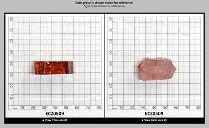 Dark Champagne Cubic Zirconia Faceting Rough for Gem Cutting - Various Sizes : ECZ0509