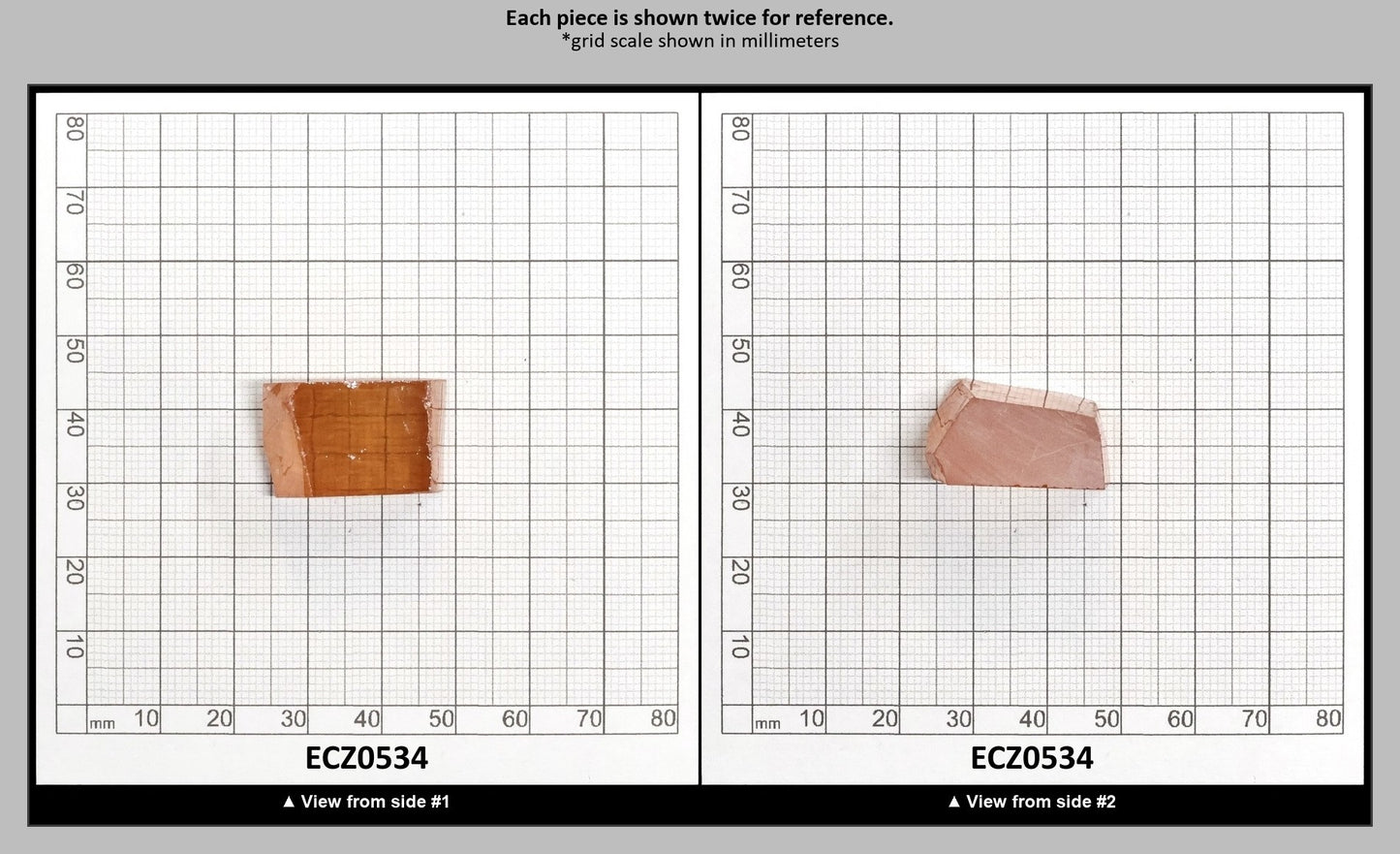 Dark Champagne Cubic Zirconia Faceting Rough for Gem Cutting - Various Sizes : ECZ0534