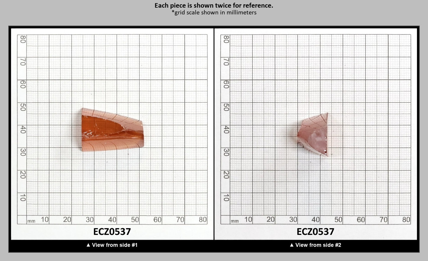 Dark Champagne Cubic Zirconia Faceting Rough for Gem Cutting - Various Sizes : ECZ0537