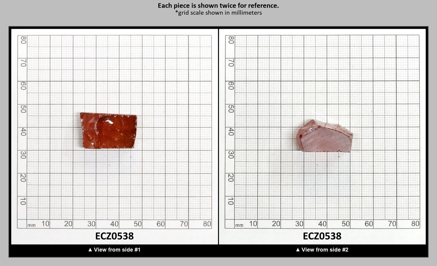 Dark Champagne Cubic Zirconia Faceting Rough for Gem Cutting - Various Sizes : ECZ0538