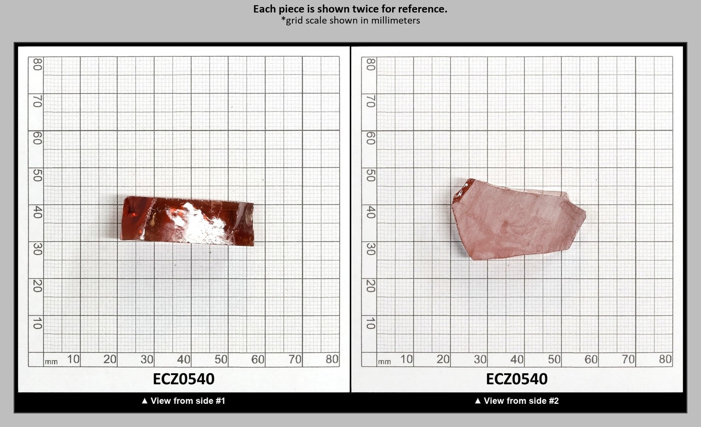 Dark Champagne Cubic Zirconia Faceting Rough for Gem Cutting - Various Sizes : ECZ0540