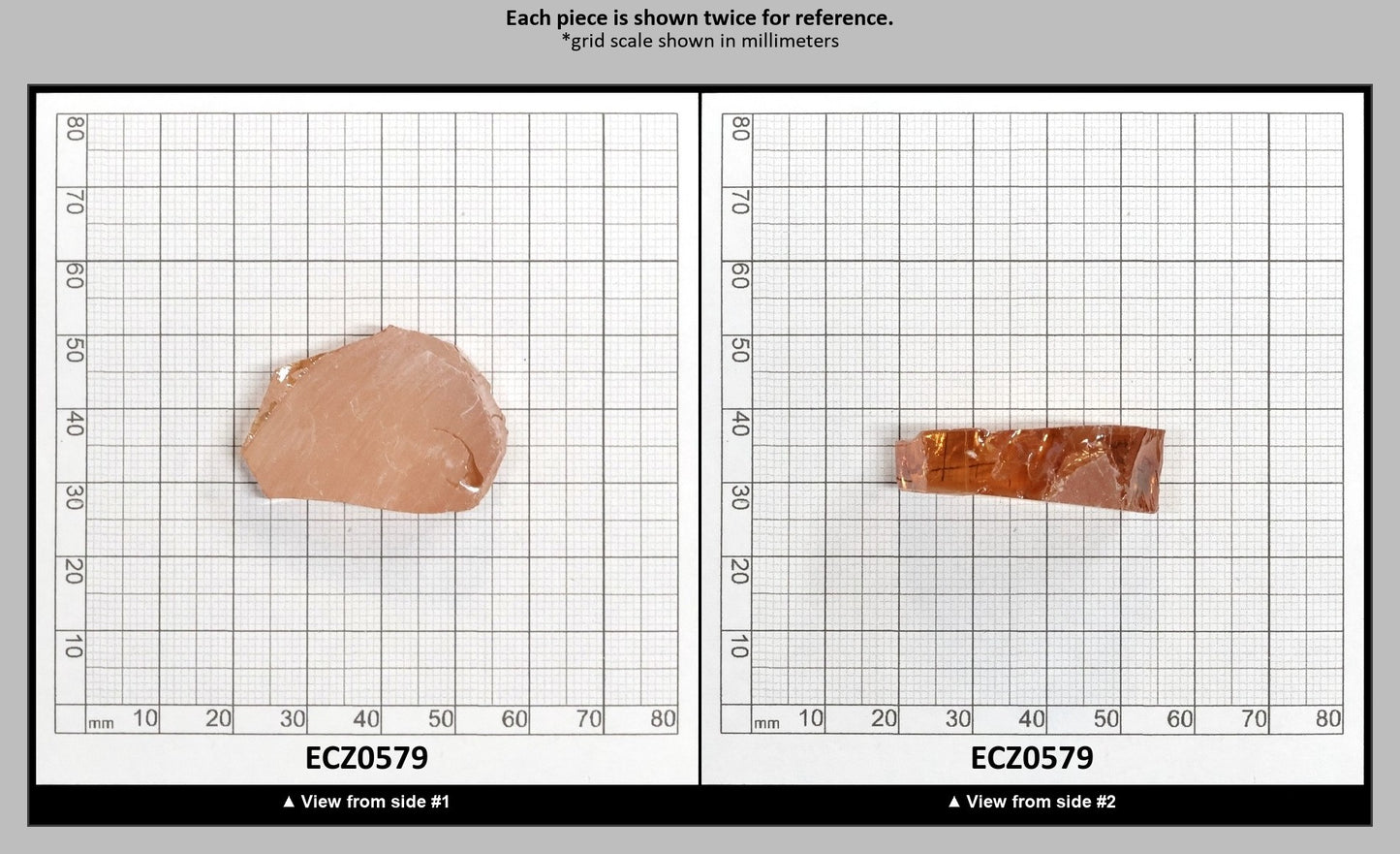 Champagne Cubic Zirconia Faceting Rough for Gem Cutting - Various Sizes : ECZ0579
