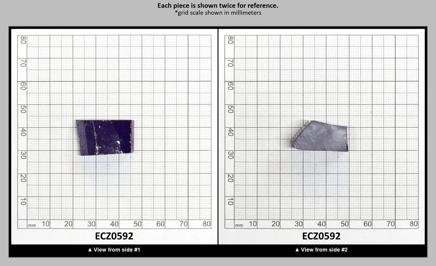 Dark Violet Cubic Zirconia Faceting Rough for Gem Cutting - Various Sizes : ECZ0592