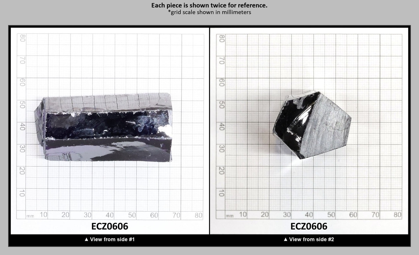 Dark Violet Cubic Zirconia Faceting Rough for Gem Cutting - Various Sizes : ECZ0606