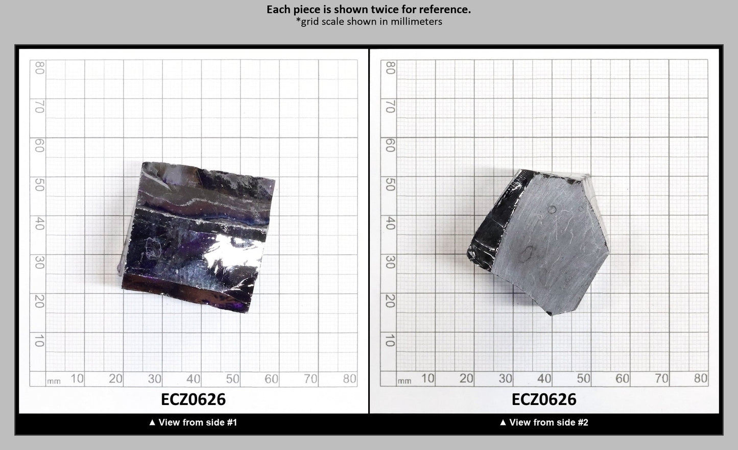 Dark Violet Cubic Zirconia Faceting Rough for Gem Cutting - Various Sizes : ECZ0626