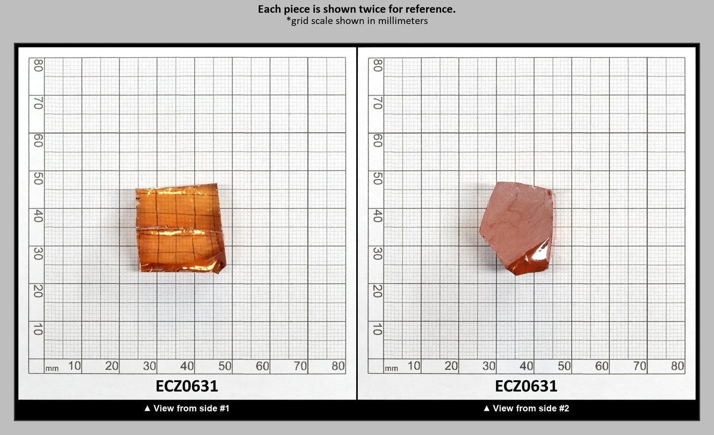 Champagne Cubic Zirconia Faceting Rough for Gem Cutting - Various Sizes : ECZ0631