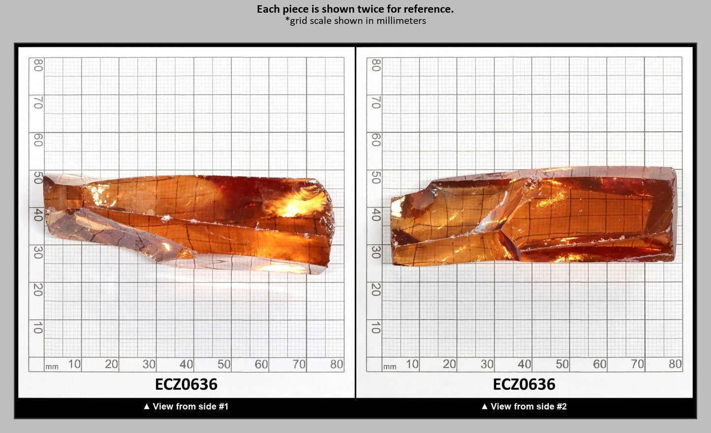 Champagne Cubic Zirconia Faceting Rough for Gem Cutting - Various Sizes : ECZ0636