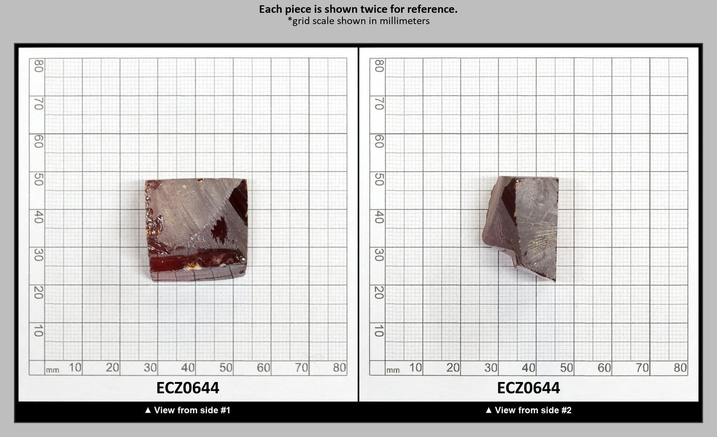 Dark Orange Cubic Zirconia Faceting Rough for Gem Cutting - Various Sizes : ECZ0644