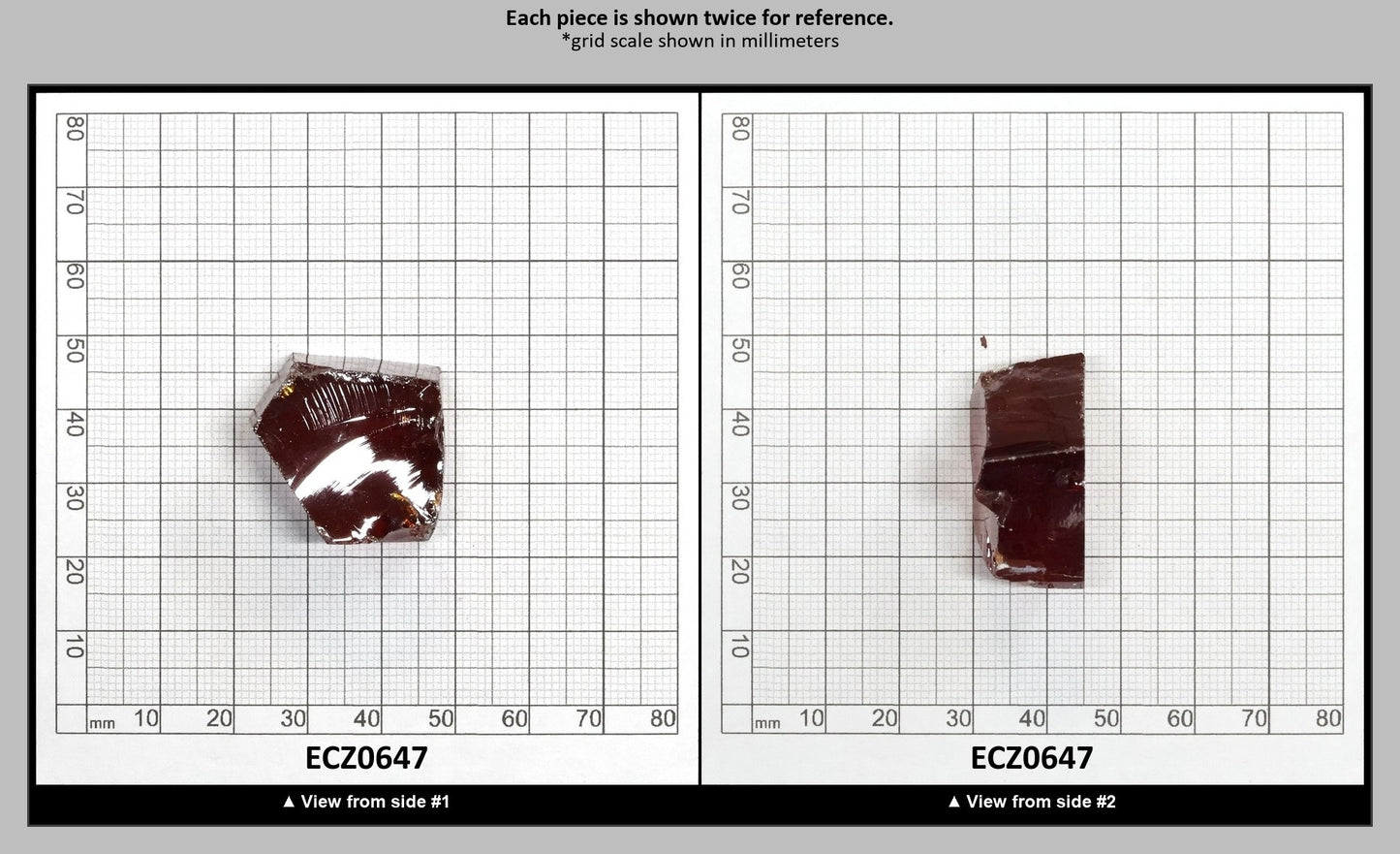 Dark Orange Cubic Zirconia Faceting Rough for Gem Cutting - Various Sizes : ECZ0647