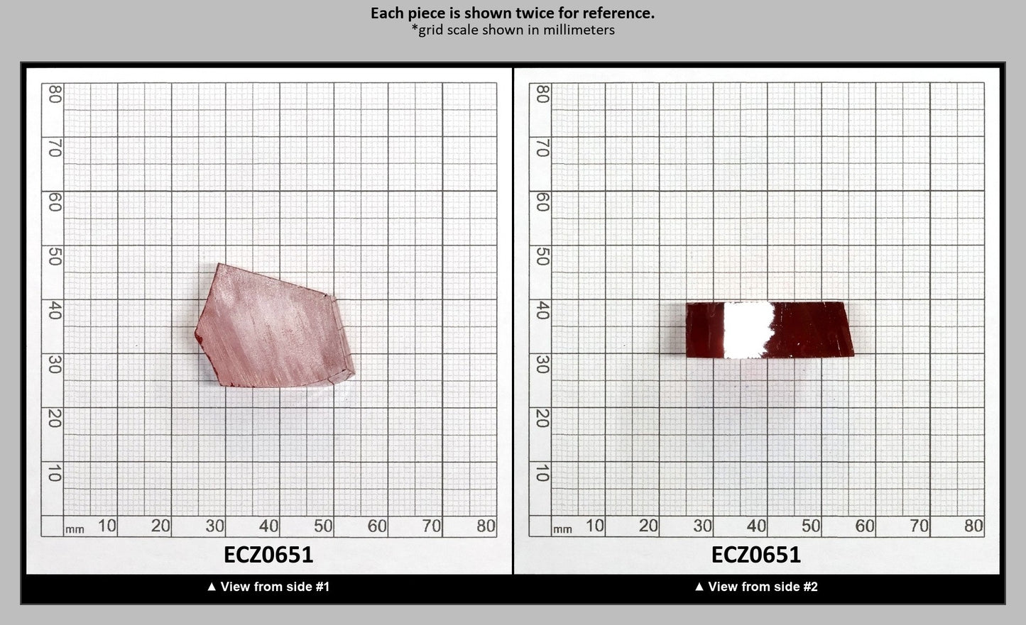 Dark Orange Cubic Zirconia Faceting Rough for Gem Cutting - Various Sizes : ECZ0651