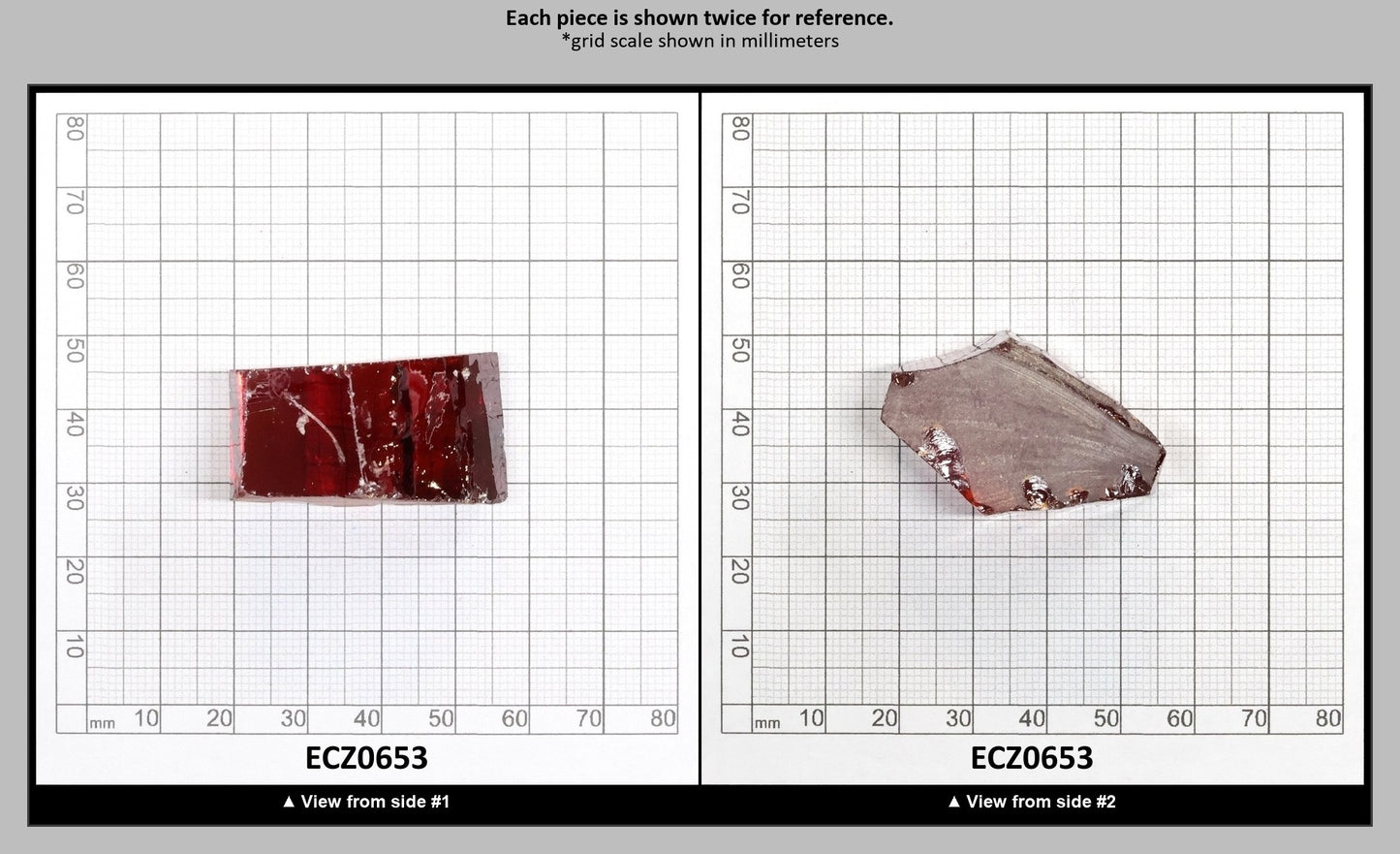 Dark Orange Cubic Zirconia Faceting Rough for Gem Cutting - Various Sizes : ECZ0653