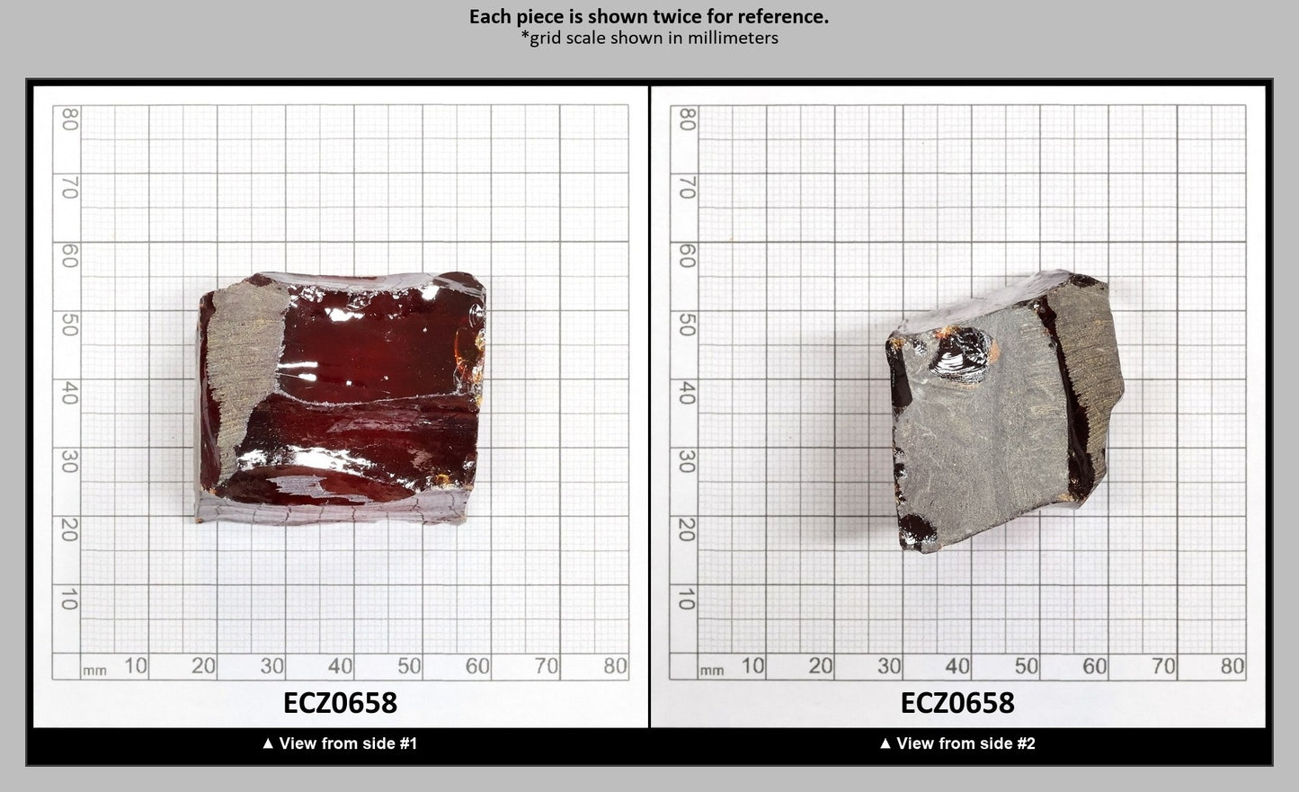 Dark Orange Cubic Zirconia Faceting Rough for Gem Cutting - Various Sizes : ECZ0658