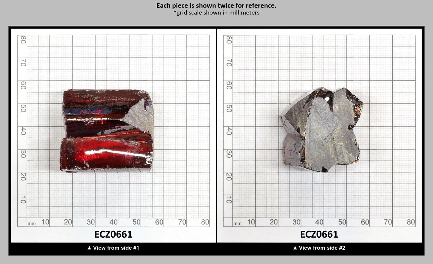 Dark Orange Cubic Zirconia Faceting Rough for Gem Cutting - Various Sizes : ECZ0661