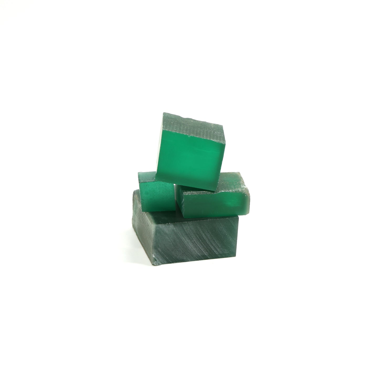 Green (Tsavorite) Polycrystalline (Ceramic) YAG - Faceting Rough