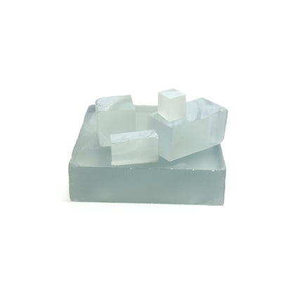 Ice Blue Polycrystalline (Ceramic) YAG - Faceting Rough